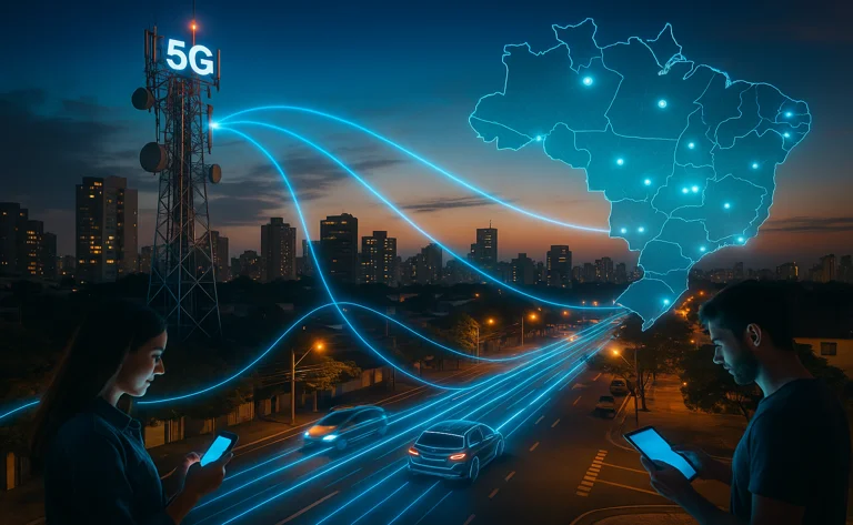 Rede 5G no Brasil impulsionando a Indústria 4.0