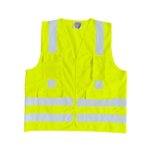 Colete Refletivo Nazda com bolso amarelo
